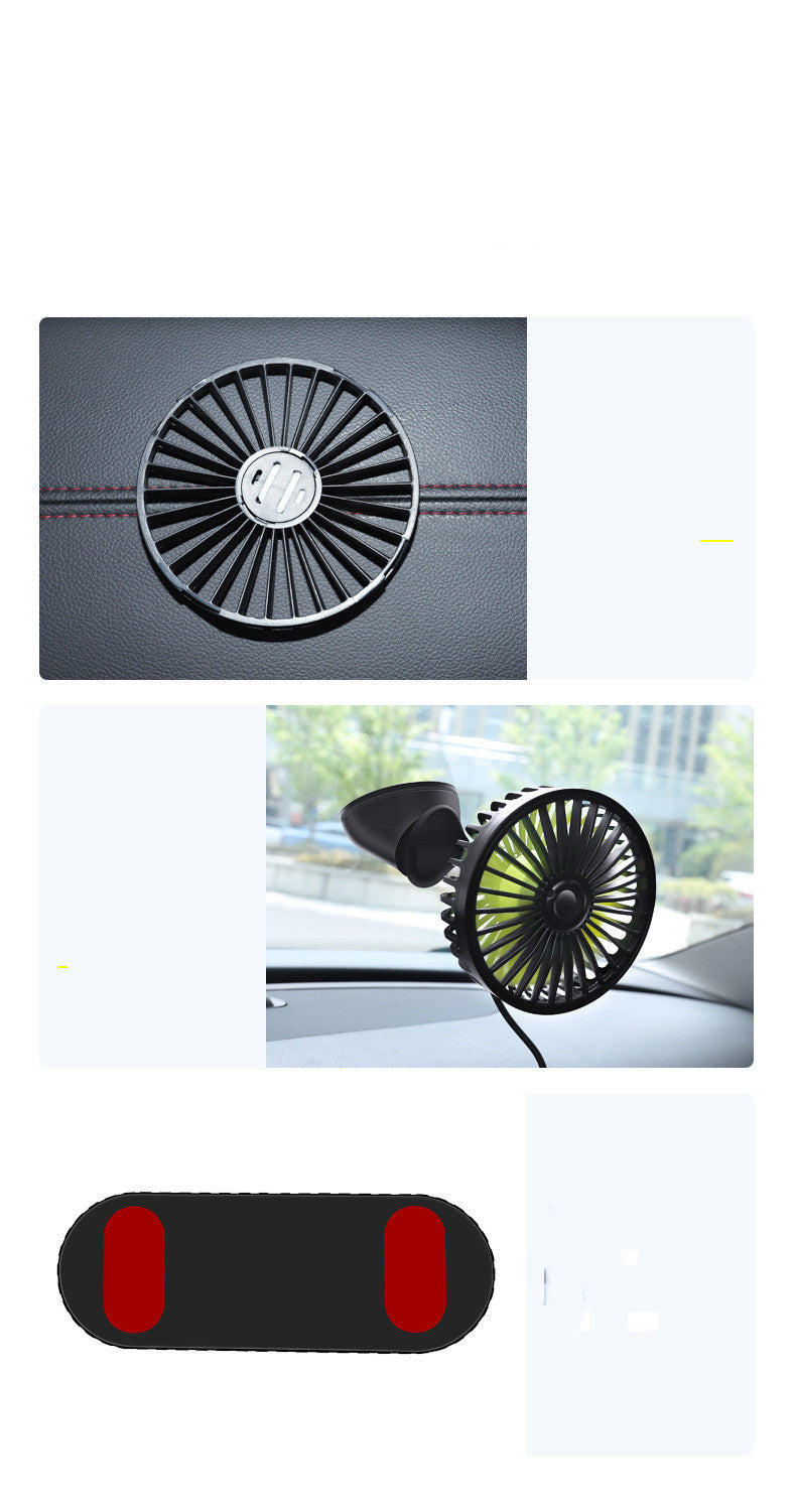 Car Mini Electric Fan Air Conditioner Cooling And Cooling